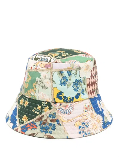 ALEMAIS PATCHWORK BUCKET HAT