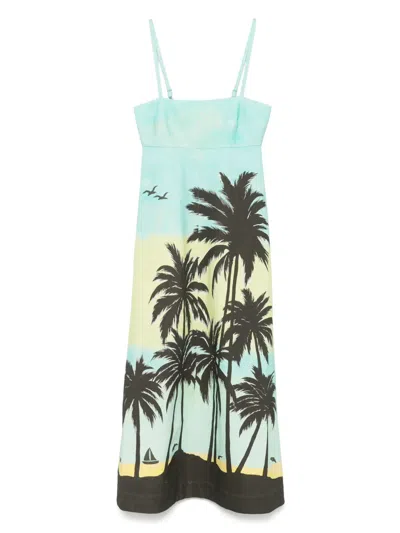 ALEMAIS SAIL AWAY MIDI DRESS
