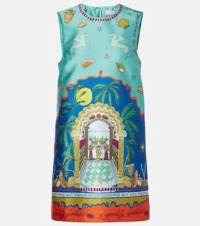 ALEMAIS ALÉMAIS SURREALIST SUMMER PRINTED MINIDRESS