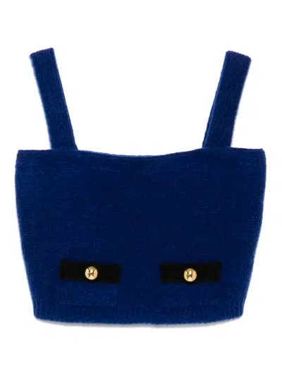 ALESSANDRA RICH KNITTED TANK TOP