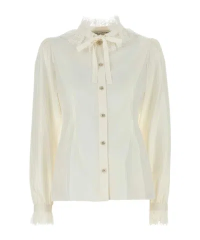 ALESSANDRA RICH ALESSANDRA RICH POPLIN BLOUSE