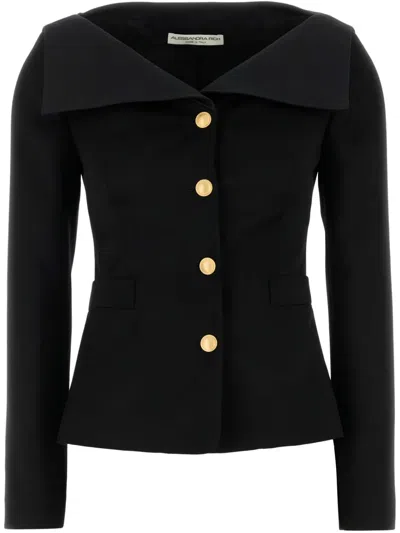 ALESSANDRA RICH WOOL BLAZER