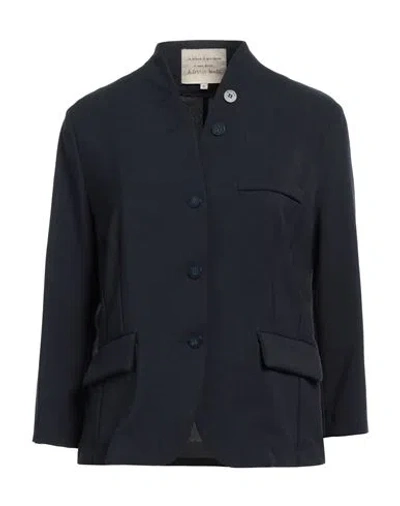 ALESSIA SANTI ALESSIA SANTI WOMAN JACKET MIDNIGHT BLUE SIZE 6 POLYESTER