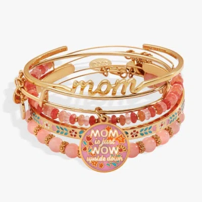 ALEX AND ANI ALEX AND ANI MOTHER'S DAY FLORAL BRACELET SET OF 5