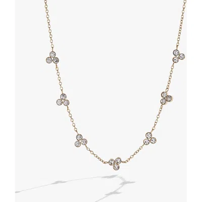 ALEX AND ANI ALEX AND ANI TRIPLE STONE STATIONED NECKLACE