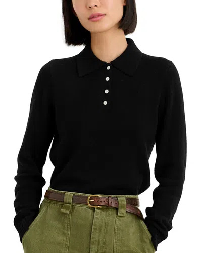 ALEX MILL ALICE CASHMERE POLO SWEATER