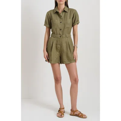 ALEX MILL ALEX MILL CASSI LINEN ROMPER