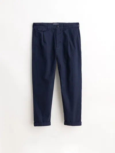 ALEX MILL STANDARD PLEATED PANT IN CHINO