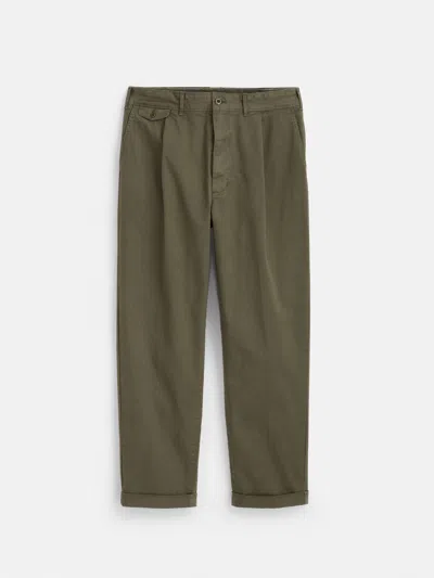 ALEX MILL STANDARD PLEATED PANT IN CHINO