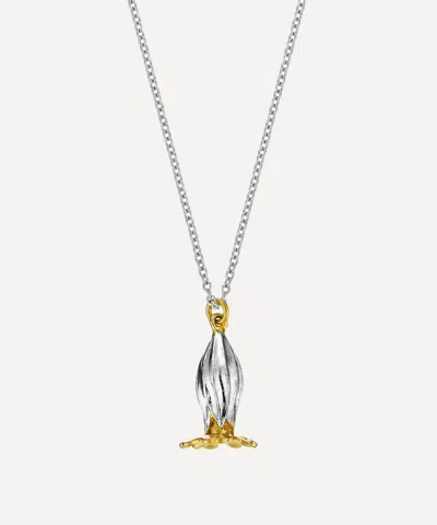 ALEX MONROE ALEX MONROE 22CT GOLD-PLATED COWSLIP PENDANT NECKLACE