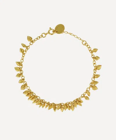 ALEX MONROE ALEX MONROE 22CT GOLD-PLATED QUAKING GRASS MULTI-SEED BRACELET