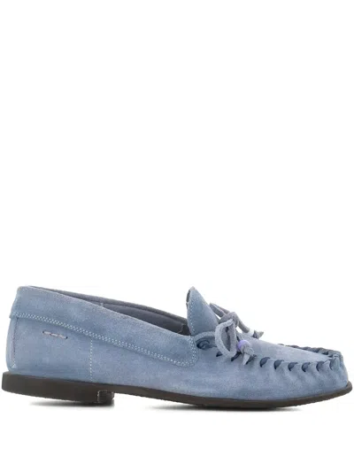 ALEXANDER HOTTO SUEDE MOCCASIN LOAFERS