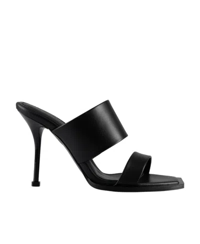 ALEXANDER MCQUEEN ALEXANDER MCQUEEN SQUARE-TOE HEELED SANDALS