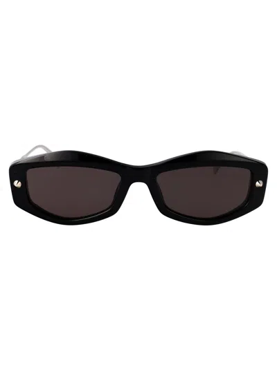 ALEXANDER MCQUEEN ALEXANDER MC QUEEN GEOMETRICAL SUNGLASSES AM0482 S 001