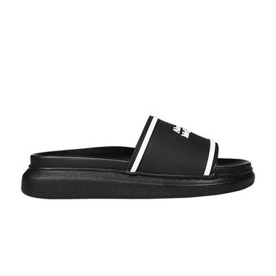 ALEXANDER MCQUEEN ALEXANDER MCQUEEN ALEXANDER MCQUEEN RUBBER HYBRID SANDAL 'BLACK WHITE' | MEN'S SIZE 41