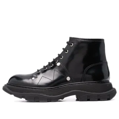 ALEXANDER MCQUEEN Alexander McQueen Ankle Leather Boot 'Black'