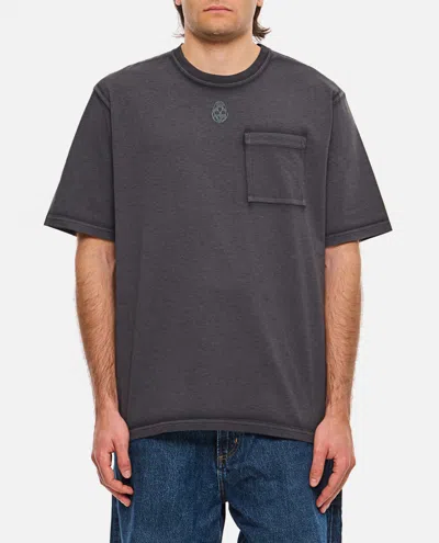 ALEXANDER MCQUEEN MEN BLACK CREWNECK T-SHIRT, S LUXURY T-SHIRTS FOR MEN DARVEYS