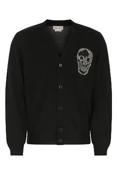 ALEXANDER MCQUEEN ALEXANDER MCQUEEN BLACK WOOL CARDIGAN M