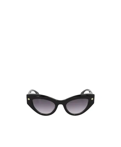 ALEXANDER MCQUEEN ALEXANDER MCQUEEN EYEWEAR CAT-EYE FRAME SUNGLASSES