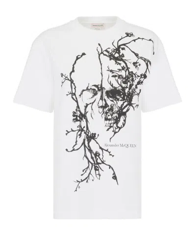 ALEXANDER MCQUEEN ALEXANDER MCQUEEN CHERRY BLOSSOM CREWNECK T-SHIRT