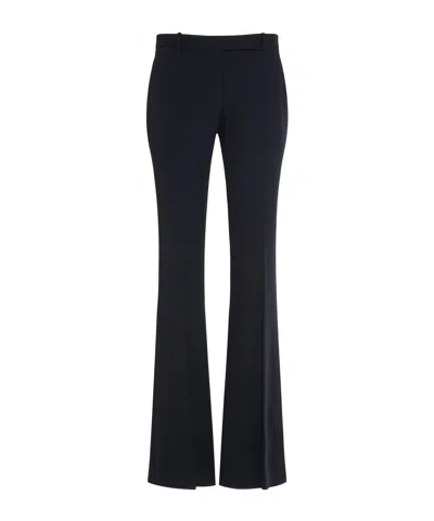 ALEXANDER MCQUEEN ALEXANDER MCQUEEN CREPE FLARED PANTS