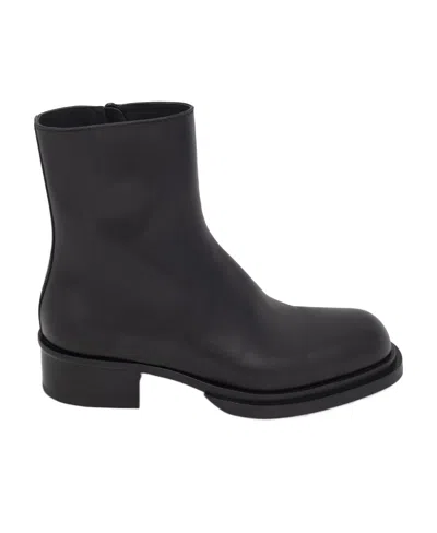 ALEXANDER MCQUEEN ALEXANDER MCQUEEN CUBAN STACK ANKLE BOOTS