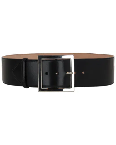 ALEXANDER MCQUEEN ALEXANDER MCQUEEN ECOLUX SQUARE LEATHER BELT