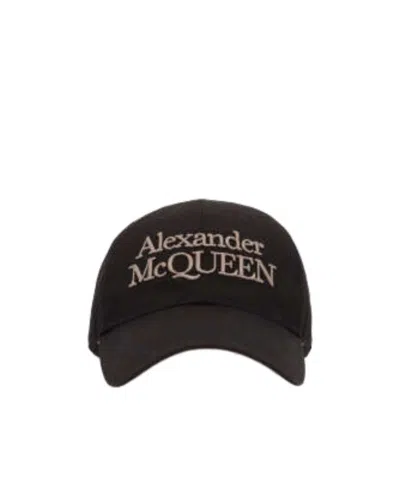 ALEXANDER MCQUEEN ALEXANDER MCQUEEN LOGO EMBROIDERED BASEBALL CAP