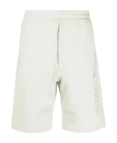 ALEXANDER MCQUEEN ALEXANDER MCQUEEN LOGO EMBROIDERED BERMUDA SHORTS