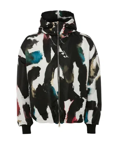 ALEXANDER MCQUEEN ALEXANDER MCQUEEN ZIP-UP LONG-SLEEVED WINDBREAKER