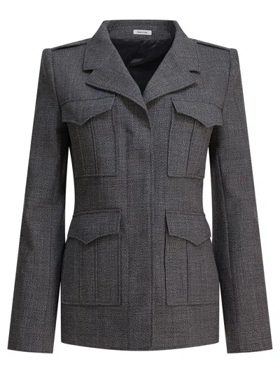 ALEXANDER MCQUEEN JACKET JACKETS GREY