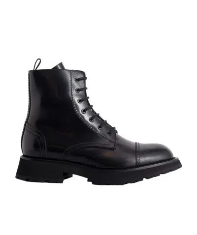 ALEXANDER MCQUEEN ALEXANDER MCQUEEN LACE-UP ANKLE BOOTS