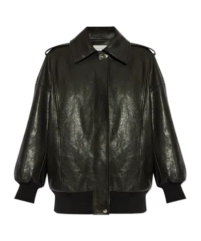 ALEXANDER MCQUEEN ALEXANDER MCQUEEN ZIPPED LEATHER JACKET
