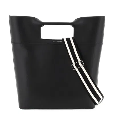 ALEXANDER MCQUEEN ALEXANDER MCQUEEN THE SQUARE BOW SMALL TOTE BAG