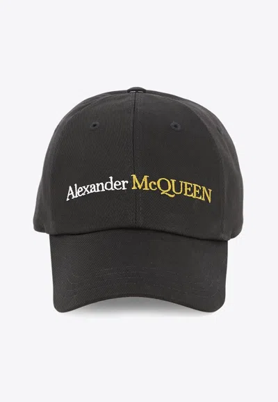 ALEXANDER MCQUEEN LOGO BASEBALL CAP