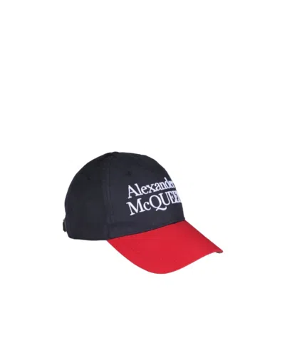 ALEXANDER MCQUEEN LOGO EMBROIDERED BASEBALL CAP