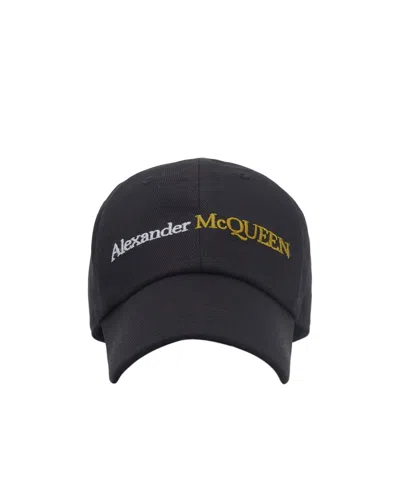 ALEXANDER MCQUEEN ALEXANDER MCQUEEN LOGO EMBROIDERED BASEBALL CAP