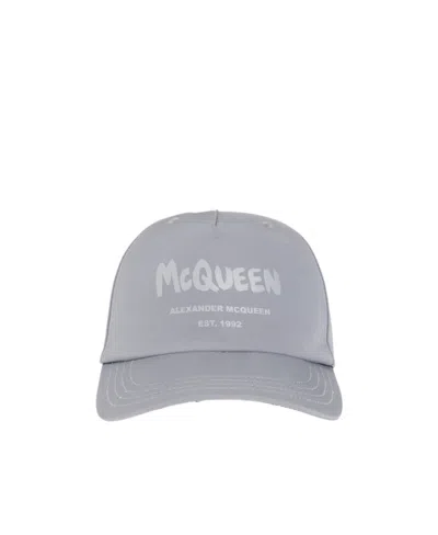ALEXANDER MCQUEEN ALEXANDER MCQUEEN LOGO PRINTED BASEBALL CAP