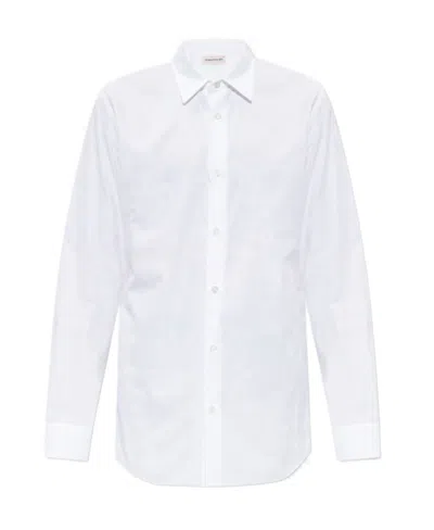 ALEXANDER MCQUEEN ALEXANDER MCQUEEN COLLARED BUTTON-UP SHIRT
