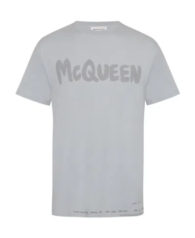 ALEXANDER MCQUEEN LOGO-PRINT DETAIL T-SHIRT