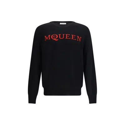 ALEXANDER MCQUEEN LOGOED WOOL SWEATER