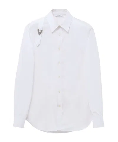 ALEXANDER MCQUEEN ALEXANDER MCQUEEN HARNESS LONG SLEEVED BUCKLE SHIRT