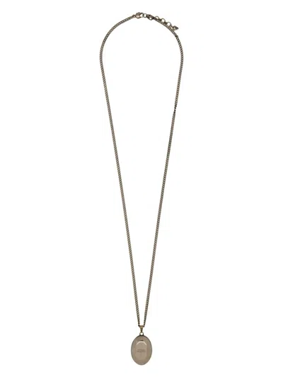 ALEXANDER MCQUEEN MEN'S FACETED STONE NECKLACE