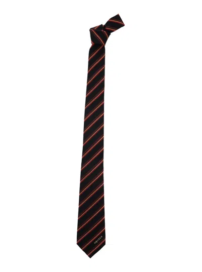 ALEXANDER MCQUEEN MEN MULTICOLOR STRIPED PATTERN TIE, ONESIZE LUXURY TIES & BOWTIES FOR MEN DARVEYS