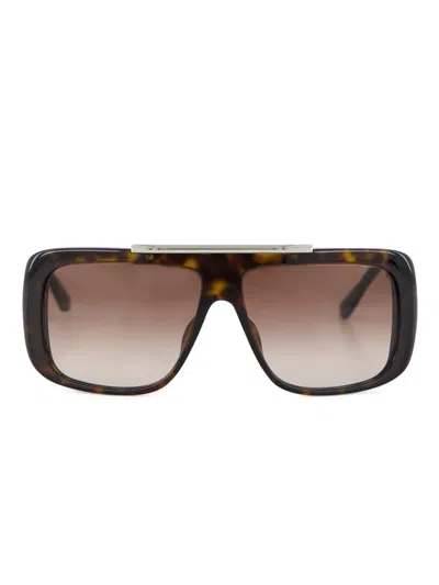ALEXANDER MCQUEEN OVERSIZE-FRAME SUNGLASSES