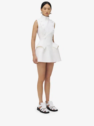 ALEXANDER MCQUEEN PANNIER MINI DRESS