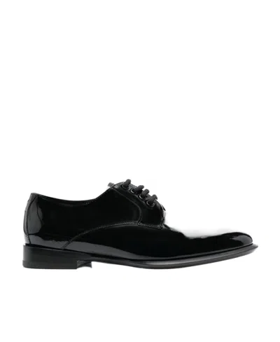ALEXANDER MCQUEEN ALEXANDER MCQUEEN OXFORD PATENT LACE-UP SHOES