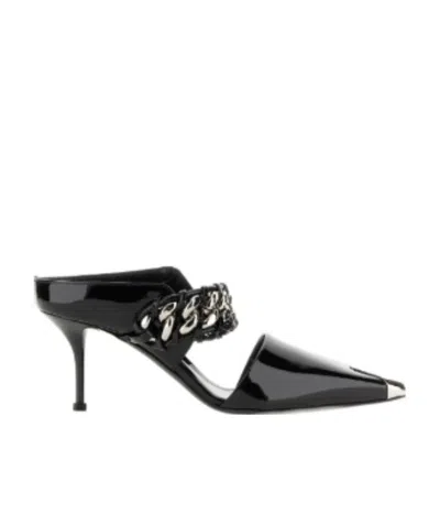 ALEXANDER MCQUEEN ALEXANDER MCQUEEN POINTED TOE SLIP-ON SANDALS