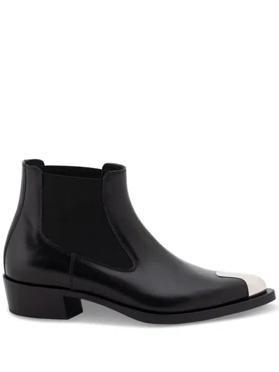 ALEXANDER MCQUEEN ALEXANDER MCQUEEN 'PUNK' CHELSEA BOOTS