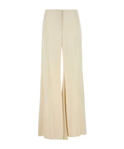 ALEXANDER MCQUEEN ALEXANDER MCQUEEN SATIN WIDE-LEG TROUSERS